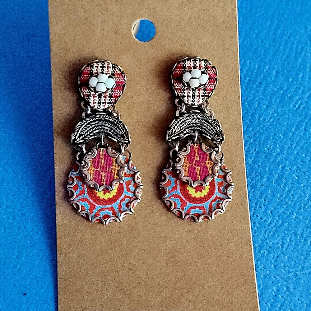 Ayalabar Boho Elegant Multicolor Dangle Earrings